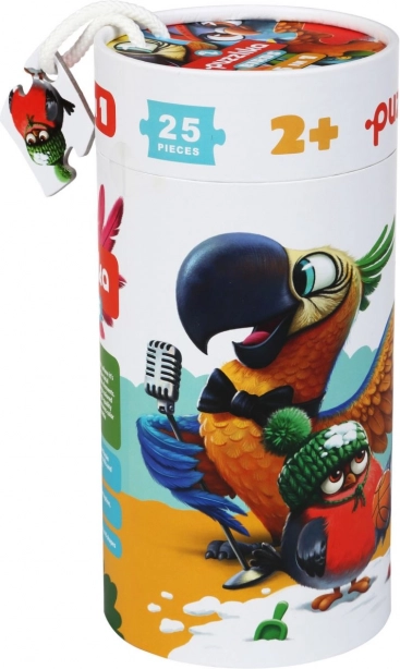 Puzzlika Vogels 5-in-1 kinderpuzzel 25 stukjes