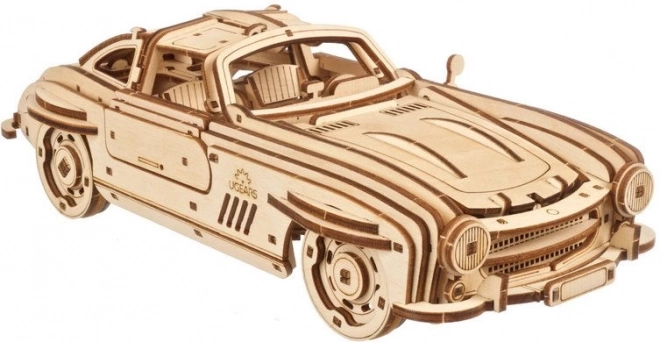 Ugears 3D houten mechanische puzzel Auto Winged Sports Coupé