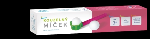 MAGIC BALL roze magische blaasbal breinbreker in doosje 22x4,5x3cm