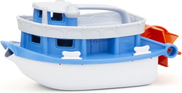 Green Toys boot blauw-wit watertspeelgoed