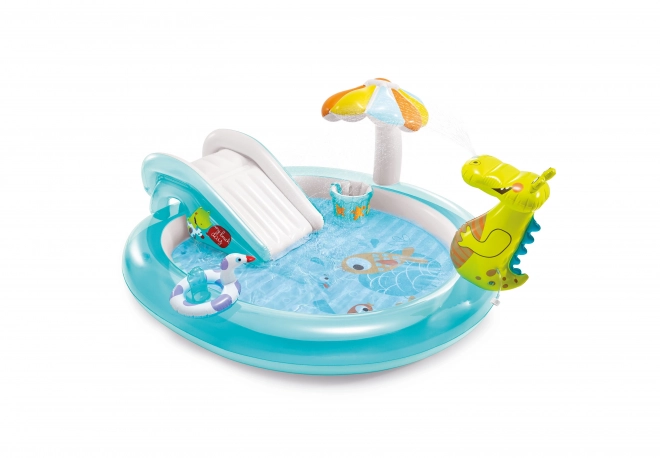 Inflatable Children's Pool with Slide INTEX