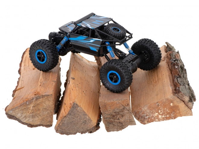 Remote Control Rock Crawler Car – Blue