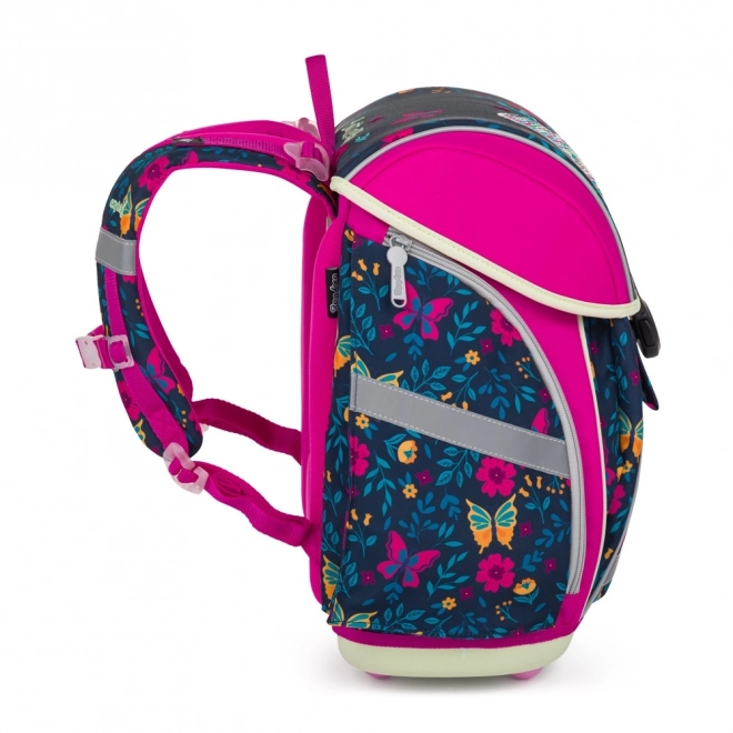 Sac à dos scolaire Premium Light avec motif papillon