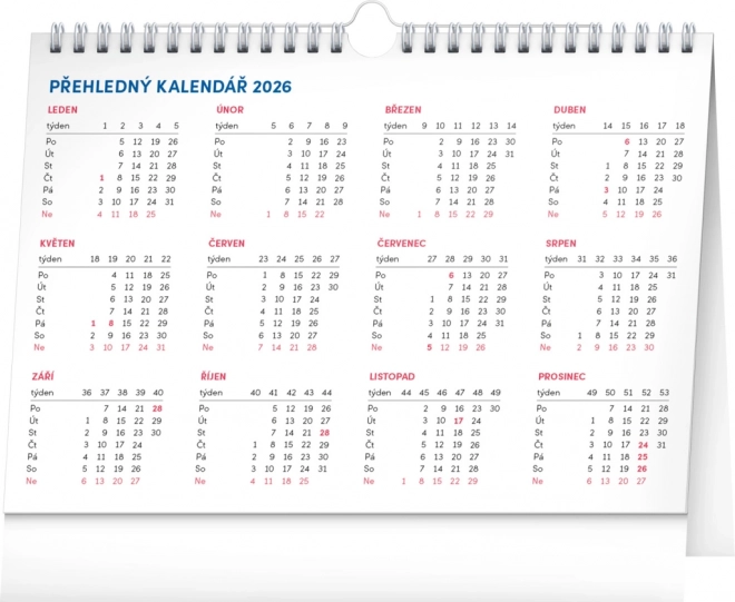 Desk Calendar with Crosswords 2026