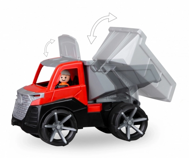 Auto Truxx 2 vrachtwagen kunststof kiepwagen 26cm met figuur 27x15x16cm 24m+
