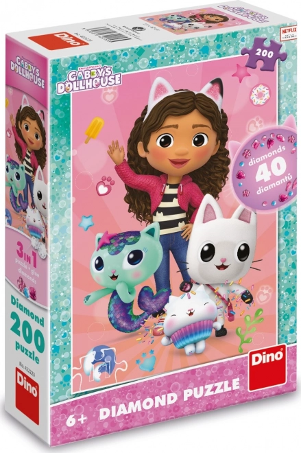 Leuk Puzzel 200 Stukjes met Diamanten