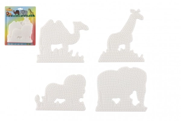 Ironing Bead Boards Animals – Elephant, Giraffe, Lion, and Camel
