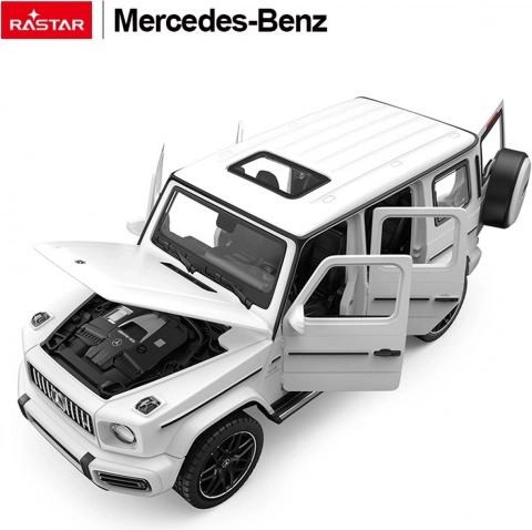 Metalen model 1:32 MERCEDES‑BENZ AMG G63 met geluid wit Rastar