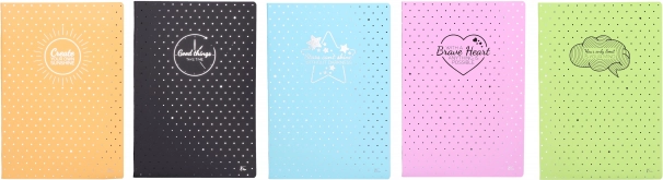 Lined A4 Notebook with 40 Sheets and Dots