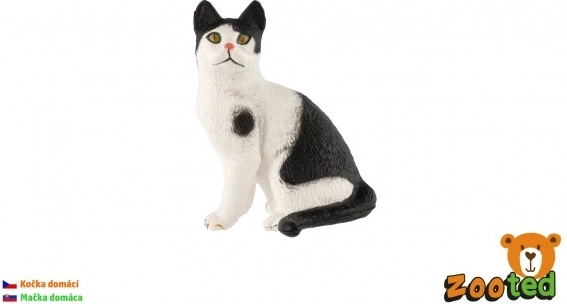 plastic figurine of a domestic cat 4 cm