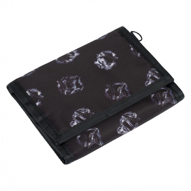 zwarte portemonnee met Harry Potter Hogwarts print