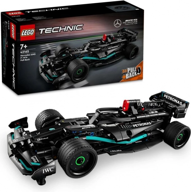 lego technic mercedes-amg f1 w14 e performance voiture de course à rétrofriction