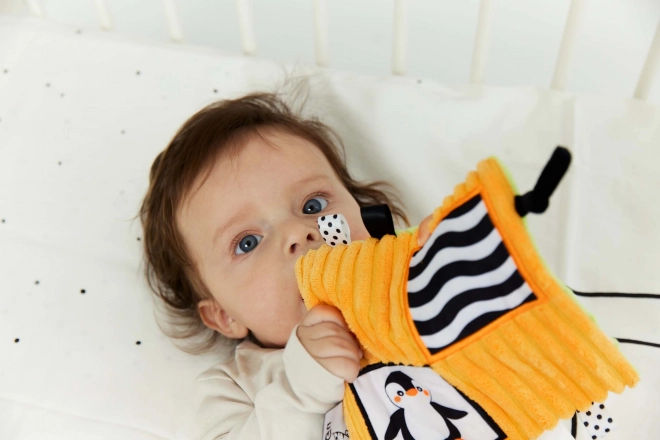 Sensorische Decke Pinguin und Waschbär