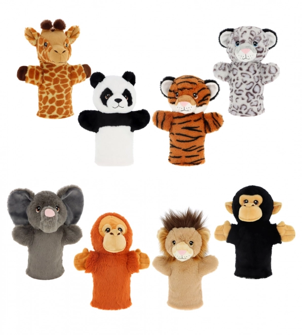 Keel Toys SE3076-1 Keeleco Leeuw - ecologische pluchen handschoenpop 27 cm