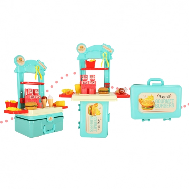 Kinderkeuken met koffer en accessoires