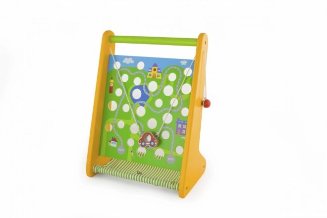 Houten doolhof