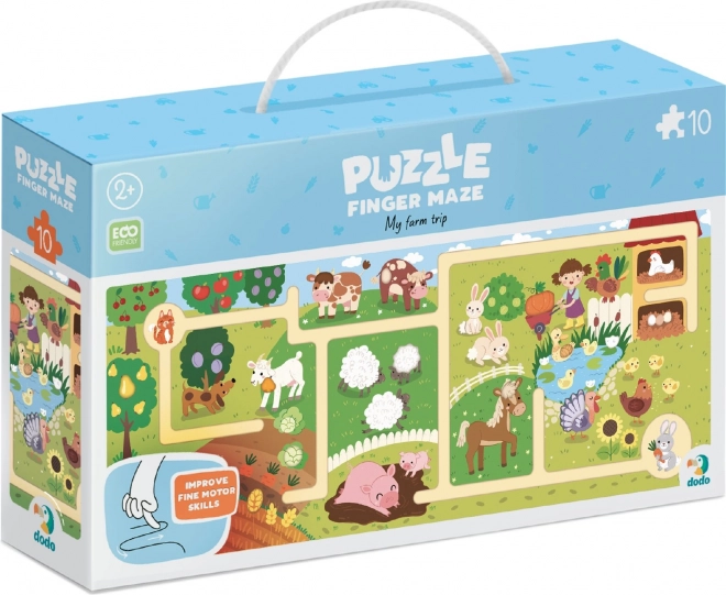 DODO Puzzel Doolhof Mijn Boerderij 10 stukjes