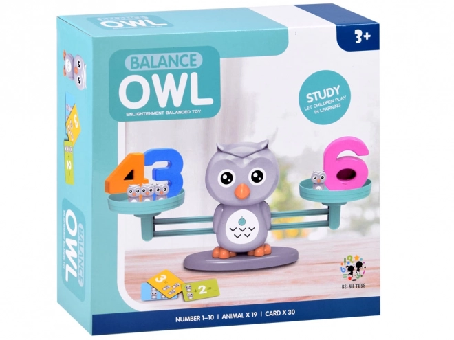 Educatief spel Uil en gewichtsbalans
