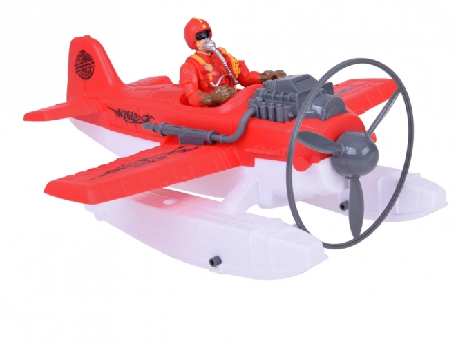 Grand véhicule de pompiers avec son et casque pour enfants