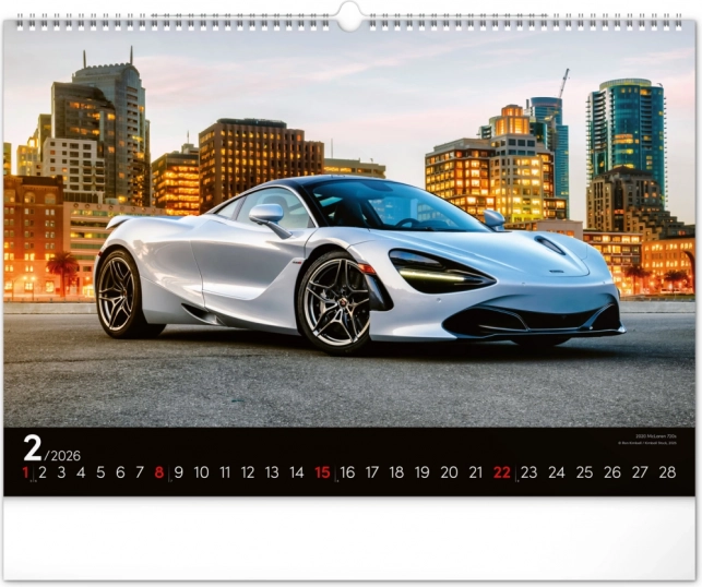 Wandkalender Schnelle Autos 2026