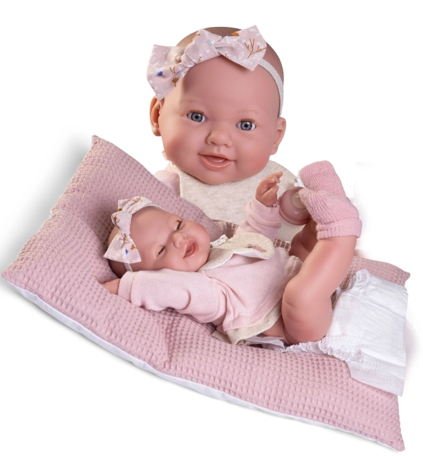 Antonio Juan 50414 MIA - knipperende en plassende realistische baby pop met volledig vinyllichaam - 42 cm