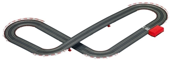 Racebaan Carrera GO!!! 63518 F1 4,3m + 2 auto's op batterijen in doos 54x36x7cm