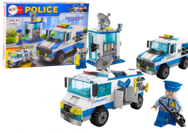 Politie auto Bouwset 271 El set stenen
