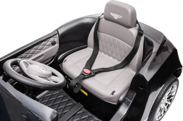Comfortable eco-leather seat with belts