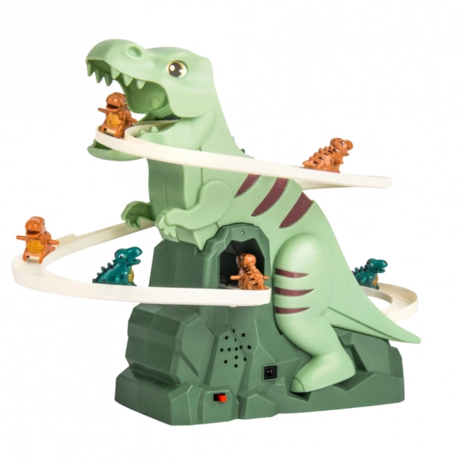 Leuke dinosaur achtbaan