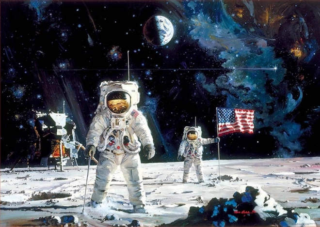 Educa Puzzel Eerste Mannen op de Maan 1000 Stukken