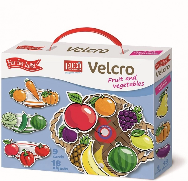 Pexi Velcro puzzels Fruit en groente