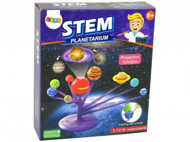 Onderwijskit bewegend planetarium om te schilderen
