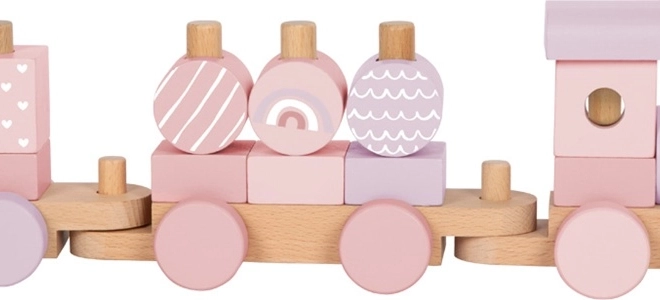 Houten trein roze Small Foot