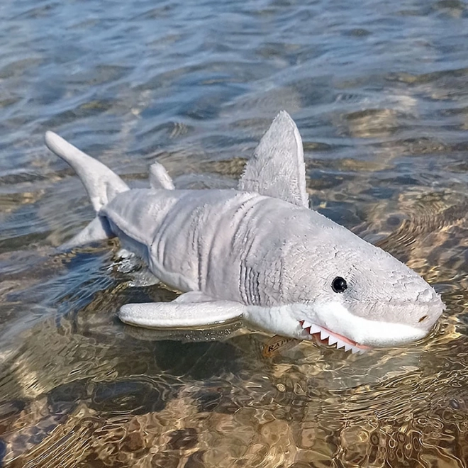 Pluchen haai 38 cm ECO-VRIENDELIJK