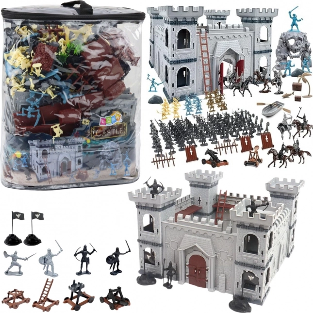 Piratenkasteel met figuren en accessoires, 311 onderdelen