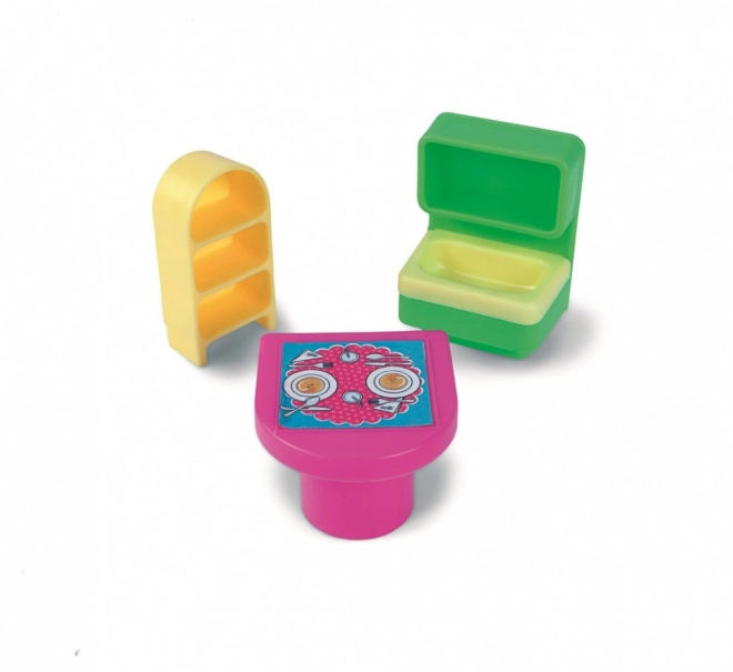 14 pieces of furniture and stickers
