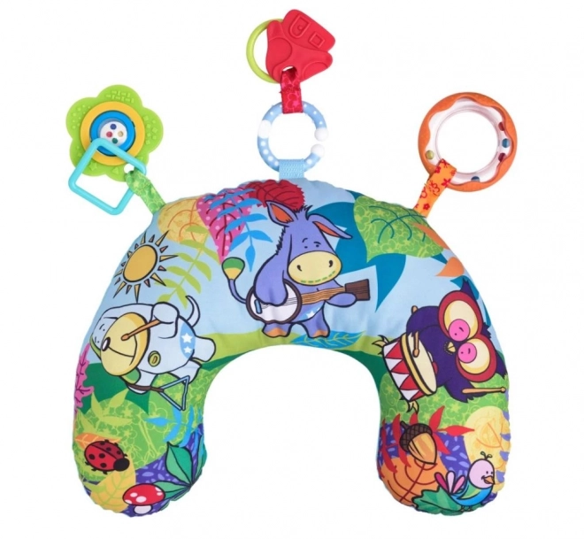 Buikligkussen met accessoires