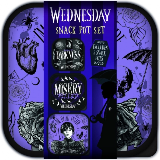 Set de boîtes en plastique Wednesday – 3 pcs