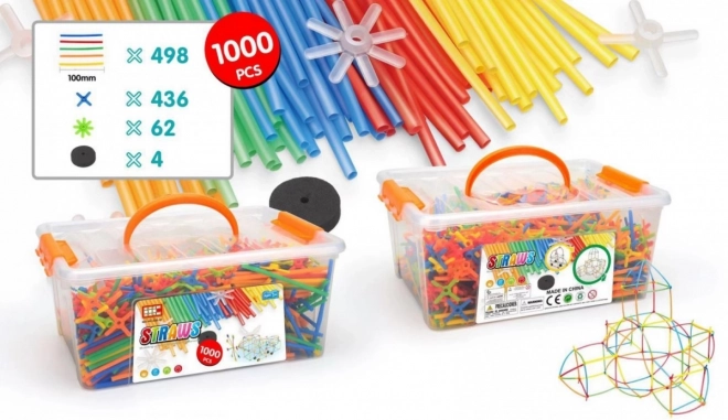 Konstruktionsbausatz Kleine Genies - Kleine Strohhalme