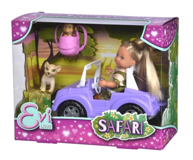 Pop Evička Safari met auto