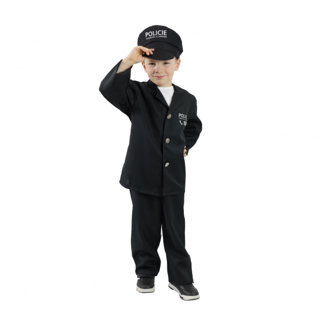 Kinderen politieoutfit met pet - Tsjechische opdruk (S) e-verpakking