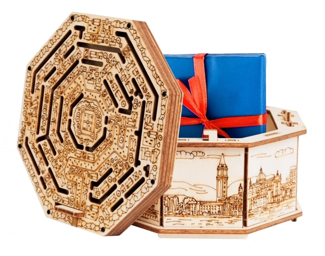 3D Holz-Puzzlebox Secret Maze