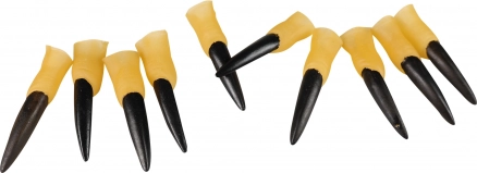 Doigts de sorcière en caoutchouc pour Halloween – lot de 10 pièces