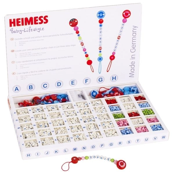 Personalisierte Sets von Schnullerhaltern