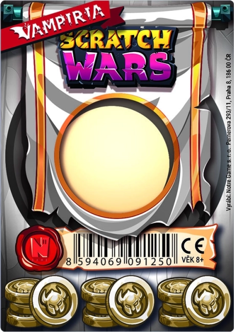 Scratch Wars – carte à gratter arme Vampiria