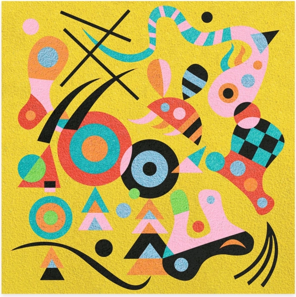 Creative Set Inspired by Wassily Kandinsky
