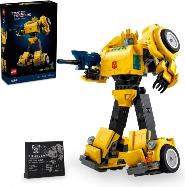 LEGO Icons Transformers Bumblebee – building set for adults