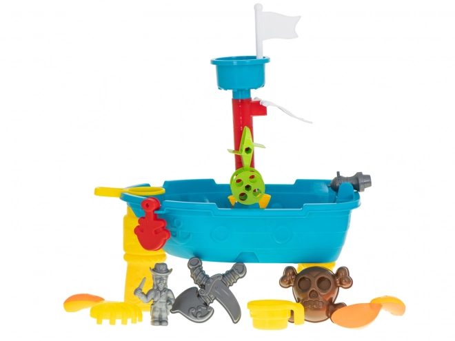 Table de jeu pour enfants - bateau pirate