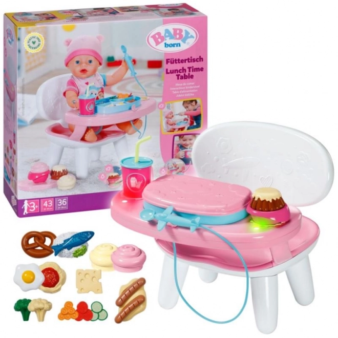 BABY born high chair with sound effects