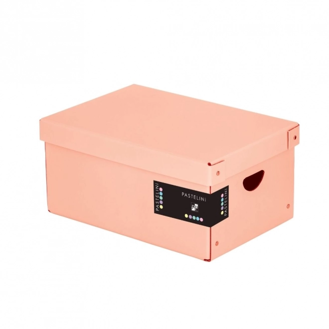 Große Laminobox PASTELINI in Aprikosenfarbe